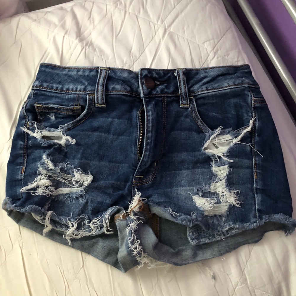 American Eagle ripped Jean shorts